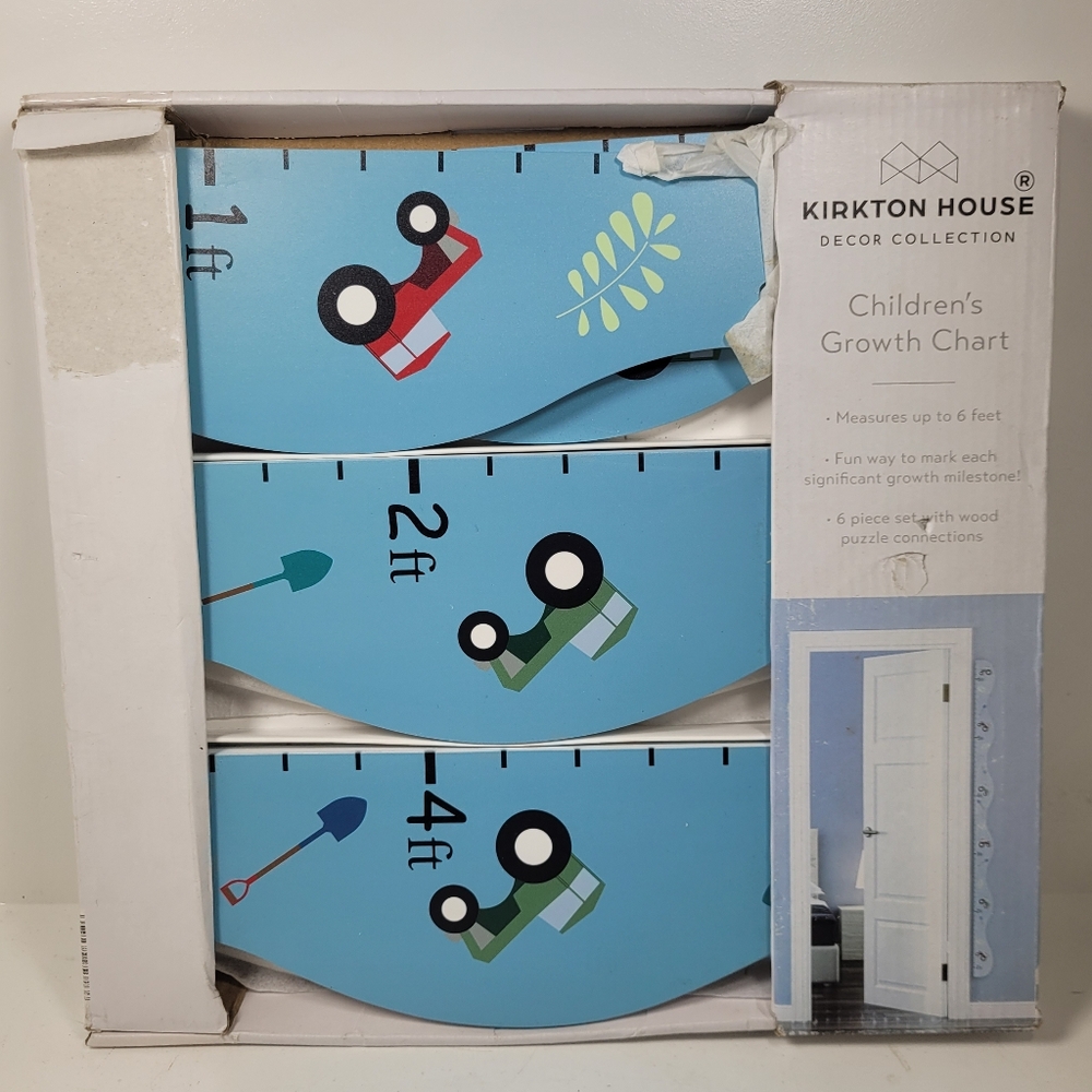 Children's Growth Chart - Blue